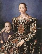 Eleonora of Toledo with her son Giovanni de  Medici BRONZINO, Agnolo